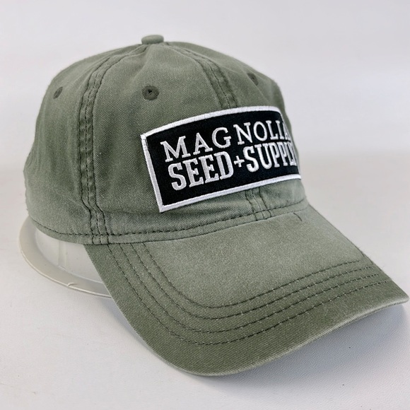 MAGNOLIA Seed & Supply Green Hat Adjustable Cap Waco Silos One Size - Picture 1 of 8